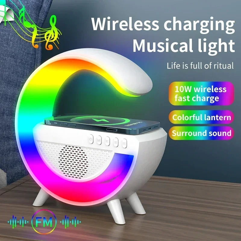 RGB wirless charging desk lamp